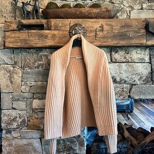 Women's Tan Cardigan Sweater